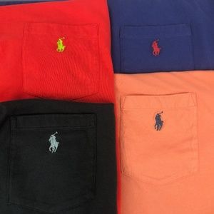 Lot of 4 POLO Ralph Lauren T-Shirts 4XB